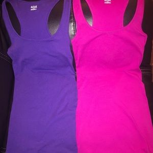 pink & purple tank combo